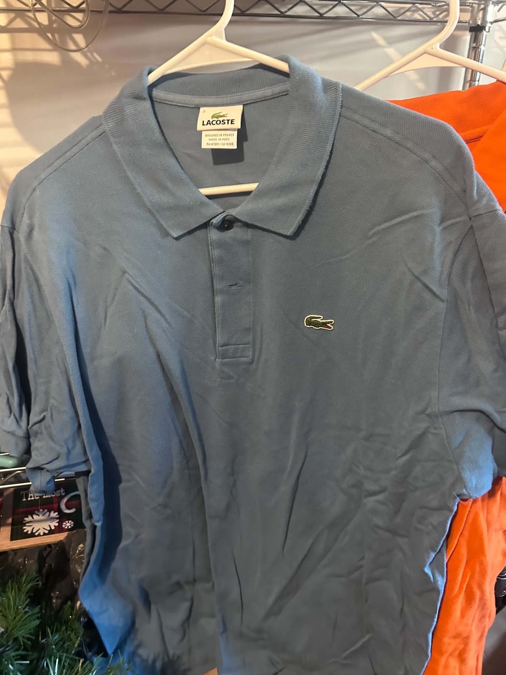 Lacoste Men's Polo Shirt - Light Blue